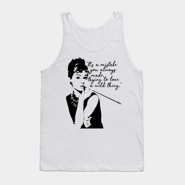 Breakfast at Tiffanys Tank Top by mariansar